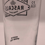 Rascal's 2023 pint glass glass