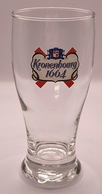 Kronenbourg 1991 pint glass glass