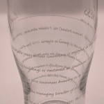 Guinness 250 50cl glass glass