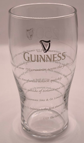 Guinness 250 50cl glass