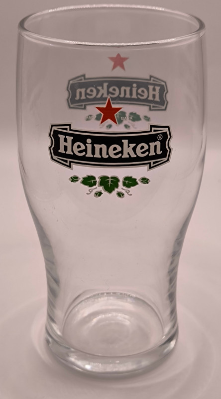 Heineken 2003 pint glass glass