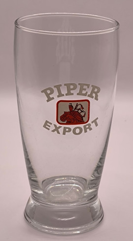 Piper Export ale beer glass