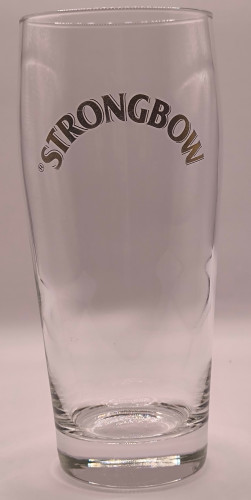 Strongbow pint glass