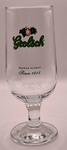 Grolsch 1990s half pint glass
