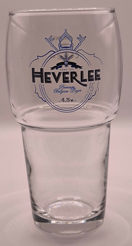 Heverlee 2012 pint glass glass