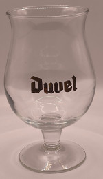 Duvel tulip glass glass