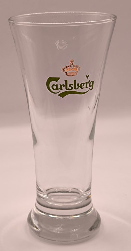Carlsberg half pint glass