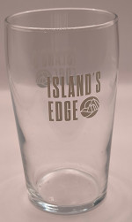 Island's Edge 2022 pint glass glass
