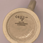 Knoblach ceramic cup 50cl glass