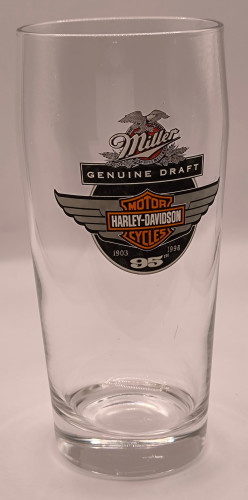 Miller Harley Davidson 1998 pint glass