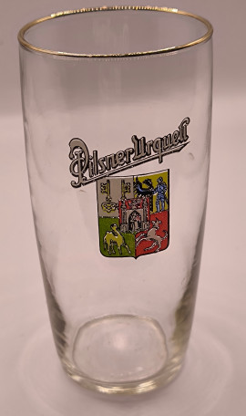 Pilsner Urquell beer glass