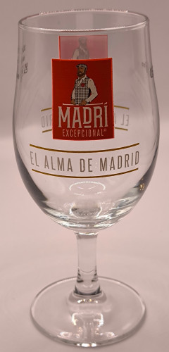 Madri 2022 half pint beer glass