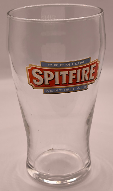 Spitfire Kentish Ale pint glass glass