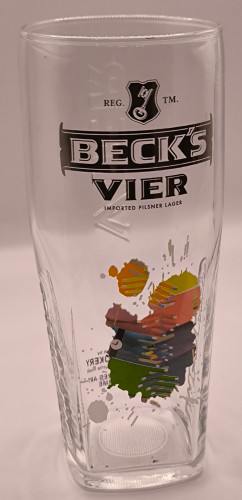 Beck's Vier Jiggery Pokery pint glass