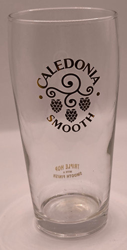 Caledonia Smooth 2012 pint glass