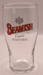 Beamish 2000 tulip pint glass glass