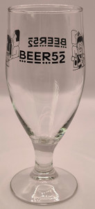 Beer52 beer glass glass