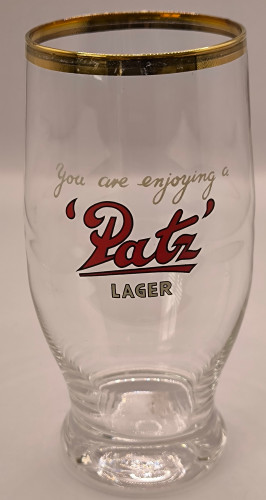 Patz Lager beer glass