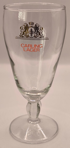 Carling Lager beer glass