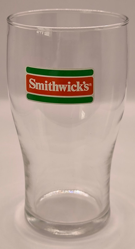 Smithwicks 1973 tulip pint glass glass