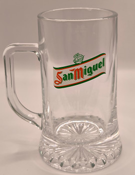 San Miguel 2004 40cl tankard glass