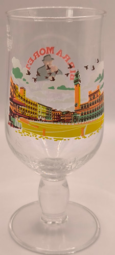 Birra Moretti 25cl Sienna special edition beer glass