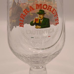 Birra Moretti 25cl Roma special edition beer glass glass