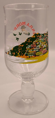 Birra Moretti 25cl Positano special edition beer glass