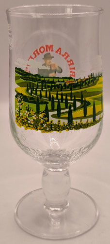 Birra Moretti 25cl Tuscana special edition beer glass