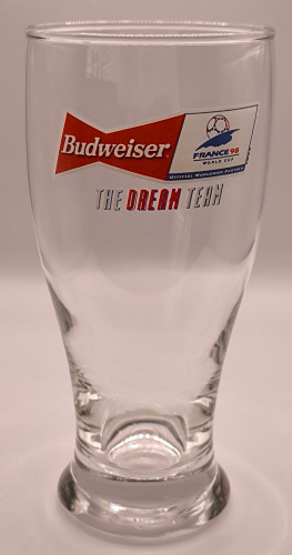 Budweiser World Cup 1998 pint glass