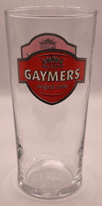 Gaymers original cider conical pint glass glass