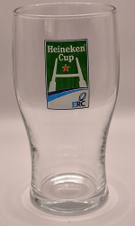 Heineken Rugby (Heineken Cup) 2004 pint glass glass