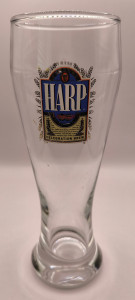 Harp Celebration Brew lager pint glass glass