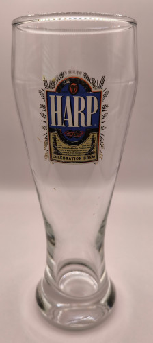 Harp Celebration Brew lager pint glass