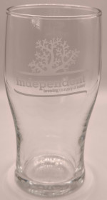 Independent Brewing Company of Ireland 2014 pint glass glass