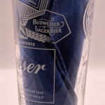 Budweiser 2022 pint glass (Premiere League) Irish version glass