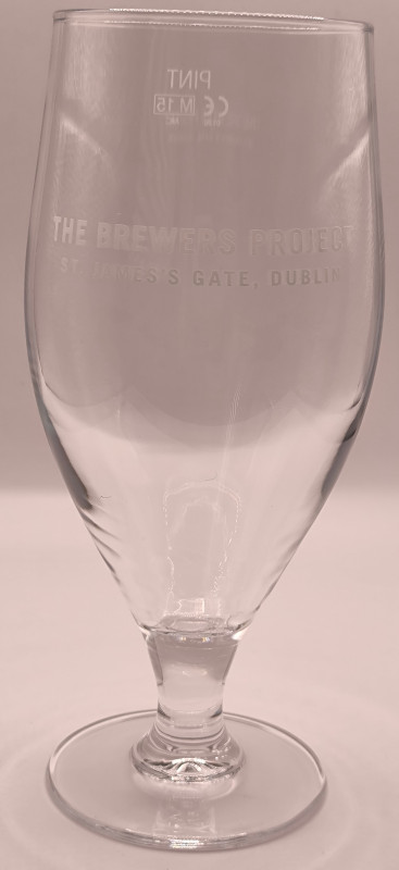 The Brewers Project 2015 pint glass glass