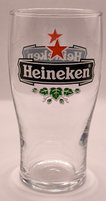 Heineken 2001 pint glass glass