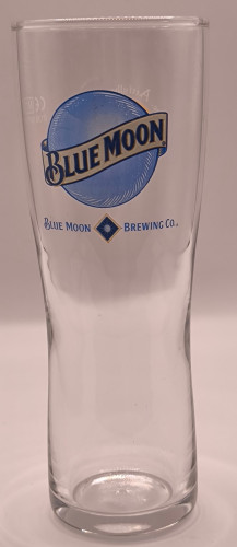 Blue Moon 2013 half pint glass
