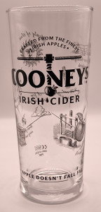 Cooney's Cider 2022 pint glass glass