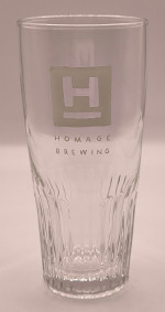 Homage beer glass glass