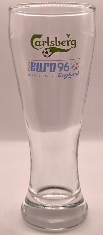 Carlsberg UEFA Euro 1996 pint glass glass
