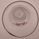 Patz half pint glass glass