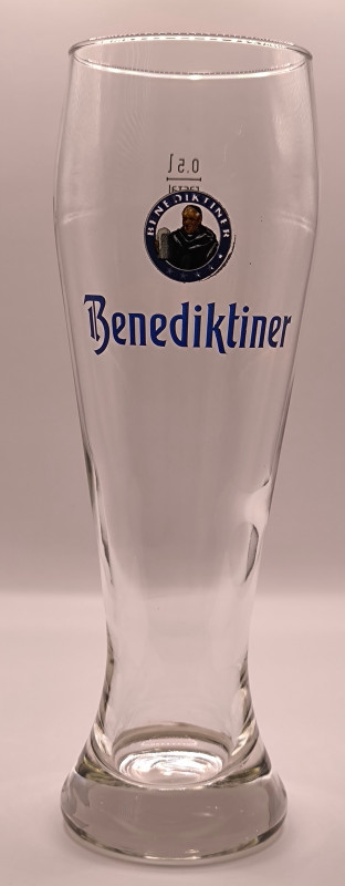Benediktiner 50cl beer glass glass