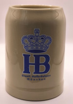 H.B 50cl ceramic mug glass