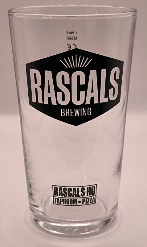 Rascals 2024 pint glass glass