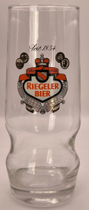 Riegeler Bier 50cl beer glass glass