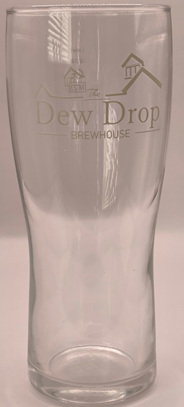 The Dew Drop 2023 pint glass glass