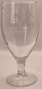 The Dew Drop 2023 pint chalice glass glass