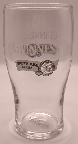 Guinness 2006 Brewhouse Series pint glass